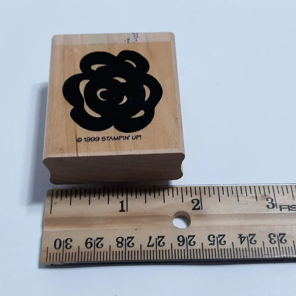 Stampin Up Flower Rubber Stamps Mounted Leaves Leaf Floral Boho Garden